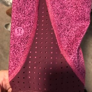 Pink speckled lululemon leggings (RARE)